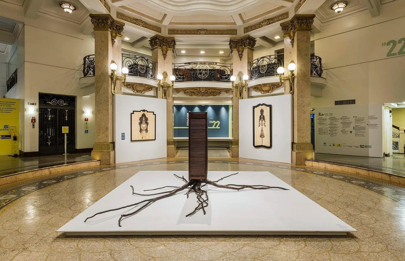 Vista da exposição Brasilidades no CCBB