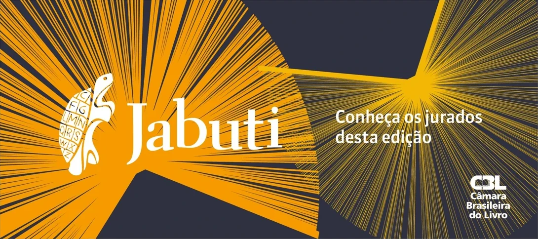 Banner do eixo Produção Editorial, em amarelo