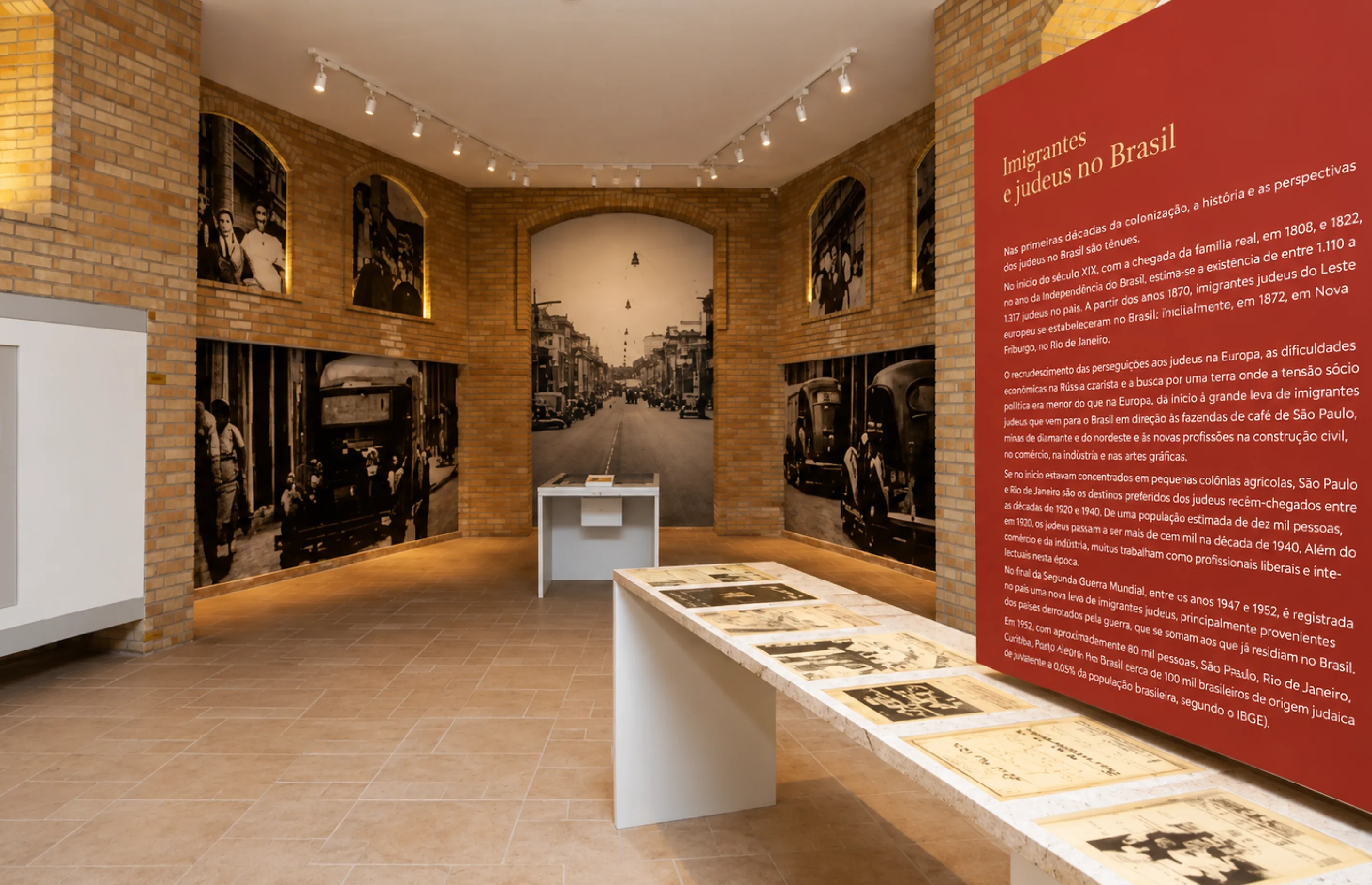 Memorial da imigração judaica no Brasil – vista do projeto 3