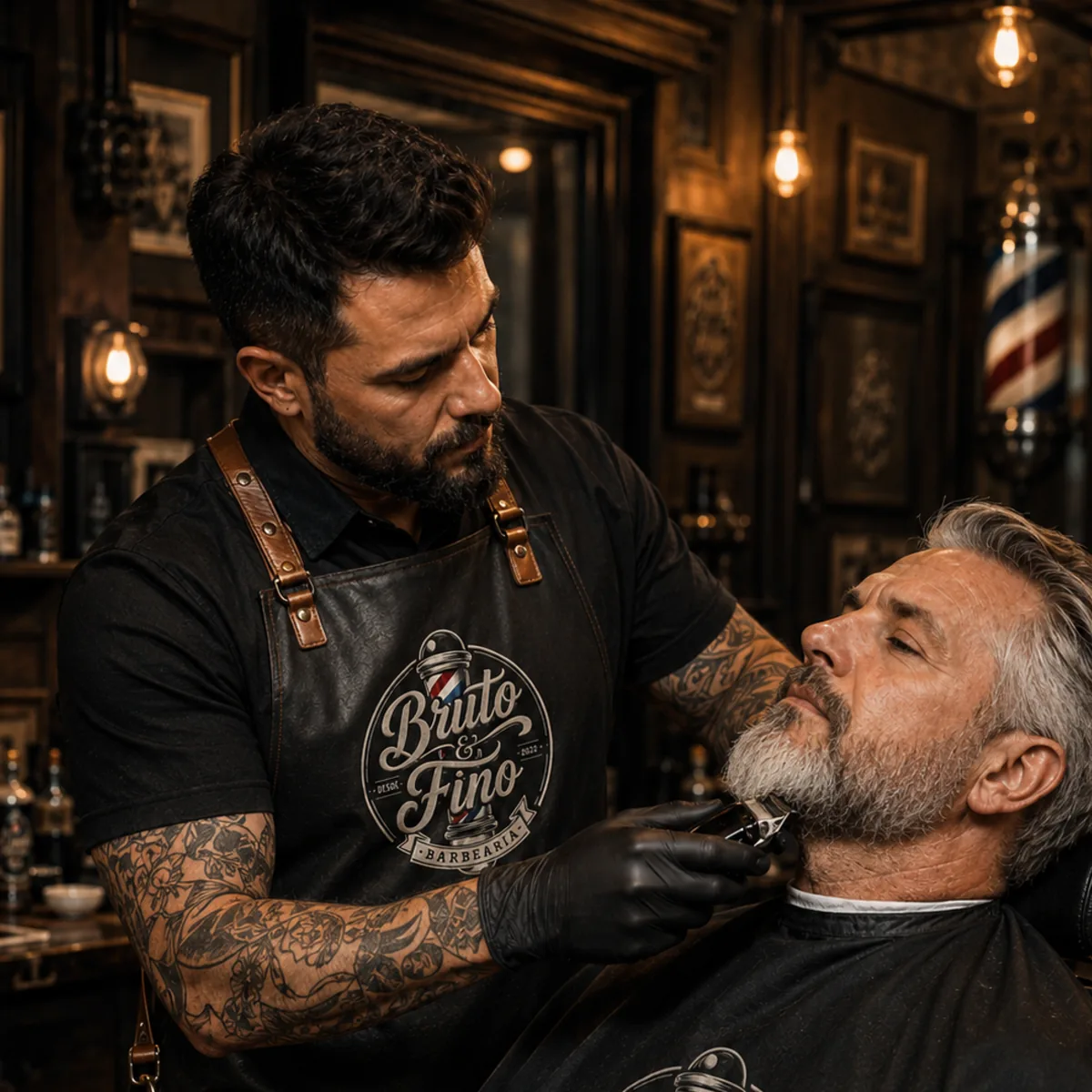 Bruto e Fino — identidade visual 3