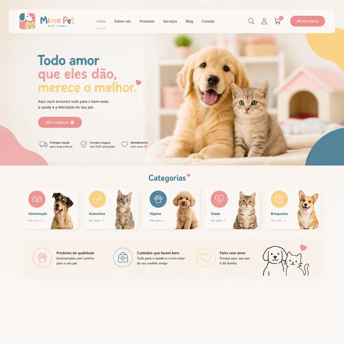 Mimo Pet — identidade visual 8
